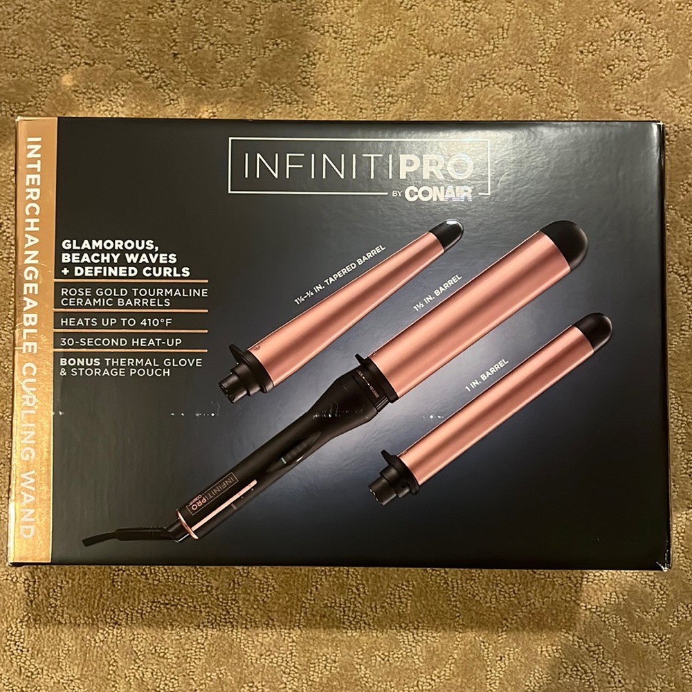 NEW Infiniti Pro by Connie Interchangeable Curling Wand
